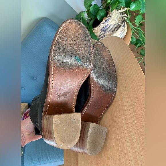 Red Wing ‘Harriet’ Chelsea heels ankle boot in black leather Sz 9.5 B - Picture 6 of 8